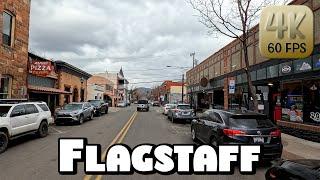 Driving Around Flagstaff, Arizona in 4k Video