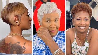 Best Women Short Haircuts 2024!  15 Gorgeous Short Hairstyles for Black Women