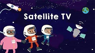 Animated Kids Story | Satellite TV | Kutu & Ki's Adventures in Space | Space Cartoon for Kids