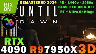 Until Dawn (Remaster 2024) | RTX 4090 | R9 7950X3D | Ray Tracing | Ultra Settings | 4K 1440p 1080p