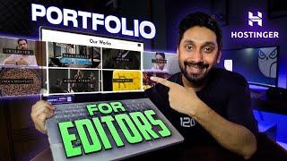 PORTFOLIO for Video Editors & Videographers ft. Hostinger