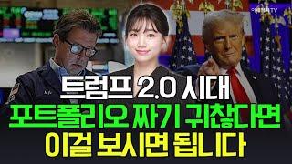 [출근길 경제] 트럼프 2.0 시대... 포트폴리오 짜기 귀찮다면 이걸 보시면 됩니다 | Market Signal (20241118)