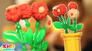 Play Doh Rose Garden Unboxing, Activities & Entertainment for Children by Kids Channel