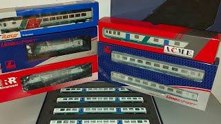 Bagagliaio speciale introvabile per un intercity particolare,tutto XMPR In1:87Ho logo Fs Tricolore