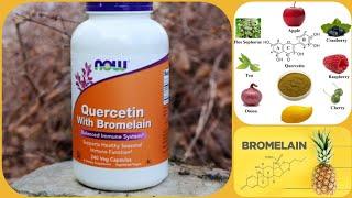 Quercetin With Bromelain обзор, польза, для чего он нужен? iHERB / NOW FOODS