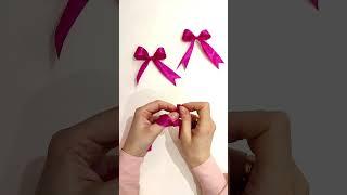 How to Tie a Bow | DIY bow tutorial | Kako vezati masnu #diy #ribbonbow #shorts #bowtutorial