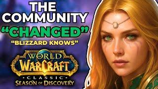 Did Blizzard Mean To Change The Community?