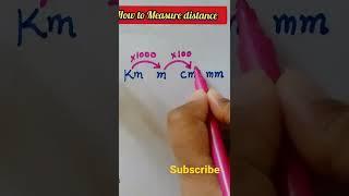 #How to change km to meter ,cm ,& mm /#Measure distance