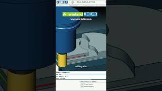 Theory Meets Practice: CNC Training of the Future (SYMplus KELLER.Software) #cncsoftware #cncmilling