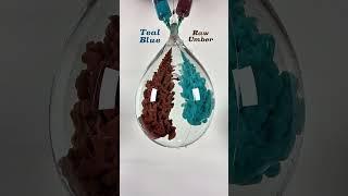 Teal Blue + Raw Umber = ?
