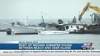 Body of missing shrimper found in Biloxi between beach and Deer Island