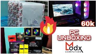 UNBOXING OF MY PC FROM @ModxComputers || PC BUILD || 60k MODXCOMPUTERS ||