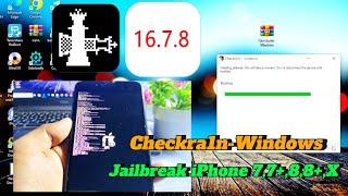 Checkra1n-Windows Jailbreak iPhone/iPad iOS 16.7.8 - iOS 14.0 got successfully | Didn’t use USB