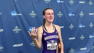 Haley Herberg after leading 7k of 2022 NCAA 10k final