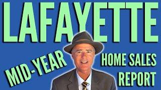 East Bay Realtor Gregory Brock's Lafayette Mid-Year Home Sales Report.  #bayareahomes  #gregorybrock