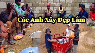 Quang Dũng || Cập Nhật Tình Hình Mới Nhất Về Ba Ngôi Nhà Của Anh Em Châu Phi Adriano Trổ Tài Nấu Ăn