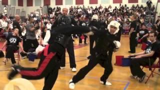 Sensei Tom Curry performing at the US Black Cat Kenpo 14th Annual Tournament