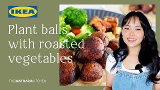 IKEA Plant balls with roasted vegetables | Vegetarian Swedish Meatballs | Swedish Sauce Recipe