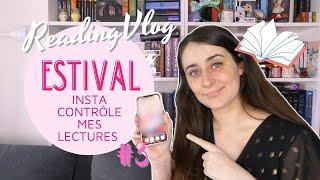 VLOG LECTURE ESTIVAL #3 - INSTAGRAM CONTRÔLE MES LECTURES