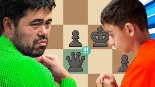 13yo Chess Prodigy STUNS Hikaru