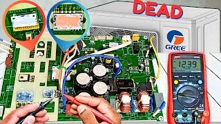 Gree Mini Split AC Absolute Dead Circuit Board Repair