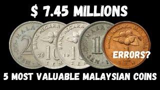 Top 5 Most Valuable Malaysian Coins Worth Millions!