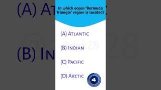in which ocean 'bermuda triangle' region is located? #anshuyadavknowledge #gkquiz #shorts #knowledge