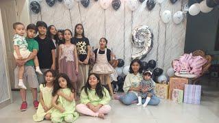 Birthday Celebrations at home | Birthday decoration ideas | cake goodie bags food simple Birthday