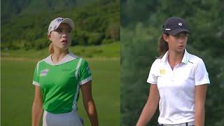 Jeong Min Moon and Eila Galitsky 2024 Korea Open Round 1