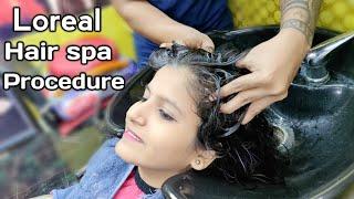 Hair Spa / Loreal Hair Spa Procedure at Parlour / step by step / Rohit Haircut Tutorial