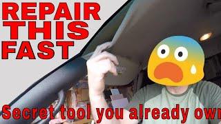 Truck/Car/Van Headliner Repair - Sagging, separating, tearing away, drooping - DIY Fix