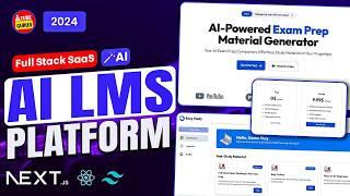 Build & Deploy NextJs Full Stack AI LMS SAAS App Using React, Tailwind, Inngest, Clerk, Neon, Gemini