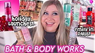 BATH & BODY WORKS HOLIDAY COLLECTION PREVIEW! Emily in Paris Body Care + New Cherry Scent!