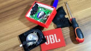 Look inside JBL GO Portable bluetooth Speaker & dB SPL test at 1m