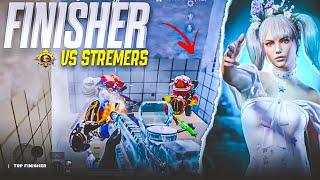 TRP FINISHER vs Streamers  1v4 Clutches Destroying New Update 3.2 Rank Pushers