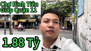 Quận 6 1.88 tỷ đường 231 bình tiên p.8 15m2 1 trệt 2 lầu nhà cũ #nhaphonhatanh #0906212061