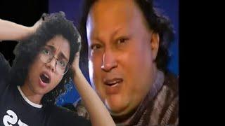 Indian girl Reacts to Nusrat Fateh Ali Khan — FANTASTIC Sargam