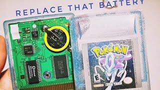 Pokemon Crystal - Battery Replacement | Game Boy Color (No Voice & Music)