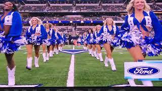 2023 Dallas Cowboys cheerleaders pregame dance vs Jacksonville jaguars 8/12/23 (screenview)