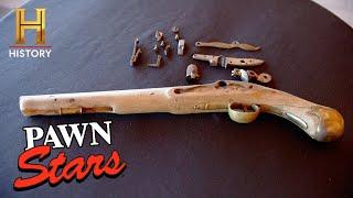 Pawn Stars Do America: ULTRA RARE 1750s Dragoon Pistol Needs MAJOR TLC! (Season 1)