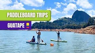 Top Things to do in Guatapé 2024 - Paddleboard SUP Trips for beginners and advanced.