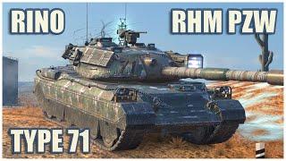 Type 71, Rinoceronte & Rhm. Pzw. • WoT Blitz Gameplay