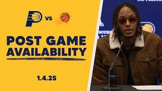 Indiana Pacers Postgame Media Availability vs Phoenix Suns | January 4, 2025