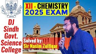 DJ Sindh College (XII-Chemistry-2025-Solved)