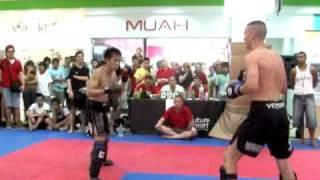 Tobias Seifert (Switzerland) vs Gabriel Huang (Singapore) Amateur MMA in Bangkok Thailand.