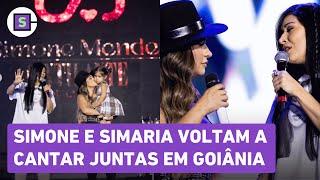 Simone e Simaria cantam juntas em Goiânia após 2 anos do fim da dupla; assista agora!