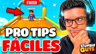 Los PRO TIPS más FACILES para GANAR SIEMPRE en Stumble Guys...