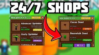 24/7 SEED and GEAR Shop + TRADING Grow a Garden STREAM!