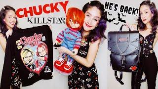 CHUCKY RETURNS! Huge HORROR Fashion Haul & Try On! New Clothes by KILLSTAR!