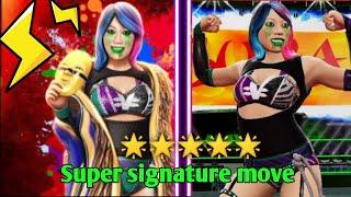 hello Iam 5 star Asuka see my super signature move | WWE MAHEM |